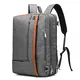 CoolBELL umwandelbar Aktentasche Rucksack Messenger Bag 15,6 Zoll Laptoptasche Herren Business Umhängetasche Mehrzweck Arbeitastasche Reisen Backpack Notebook Schultertasche(Grau)