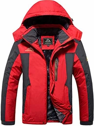 Skijacke Herren Warm Winterjacke Ski Windjacke Fleece Softshelljacke Wandern Jacke Outdoor Softshell Outdoorjacke Arbeit Jacke Freizeit Angeljacke Regenmantel Freizeitjacke Sport Herrenjacke