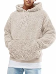 Gemijacka Pullover Herren Hoodie Kapuzenpullover Sweatshirt  Grau