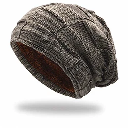Stynice Beanie Herren, Wintermütze mit Fleecefutter - Slouch Winter Beanie Mütze Strickmütze für Herren Damen
