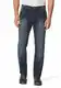 HERO by John Medoox Regular Straight Stretch 99% Baumwolle, 1% Elastan, deep blue used, W33/ L30