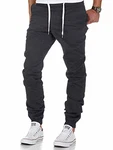 AitosuLa Herren Jogginghose Slim Fit Trainingshose Sweatpants Jogger Pant Grau
