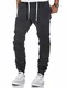 AitosuLa Herren Jogginghose Baumwolle Freizeithose Sport Slim Fit Trainingshose Sweatpants Jogger Pant (Grau, X-Large)