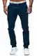 OneRedox Herren Chino Stoffhose Chinohose Casual Slim 3269 Navy 32