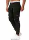 OneRedox Herren Chino Pants   Jeans   Skinny Fit   Modell 3207 Schwarz 32/32