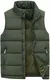BeIM Herren Steppweste Weste Daunenweste Outdoor Weste Winterweste mit Stehkragen, Armee-grün, M