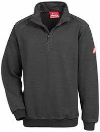 Motion Tex Plus 7035 Pullover - wärmende Strick-Jacke für die Arbeit - Schwarz - M
