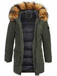 Rello & Reese Winter Parka Jacke Mantel MJ-7250 olive (MJ-7250)
