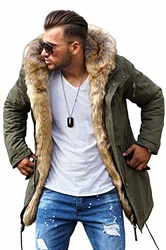 Rello & Reese Winter Parka Jacke Mantel MJ-7250 olive (MJ-7250)