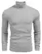 COOFANDY Herren Rollragen Pullover Langarmshirt Feinstrick Sweater Freizeit Slim fit Basic Männer Pullover