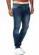 OneRedox Designer Herren Jeans Hose Slim Fit Jeanshose Basic Stretch 602 Classic Blue Used 32/32
