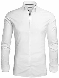 Design Herren Hemd, weiss2, 98, Slim, L, SH335
