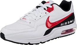 Herren Air Max Ltd 3 Sneakers, White University Red Black, 44 EU