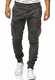 Indicode Herren Alex Cargohose aus Baumwolle mit 6 Taschen   Lange Regular Fit Cargo Hose Baumwollhose Freizeithose Wanderhose Trekkinghose Men Pants Outdoorhose für Männer Dk Grey M