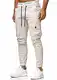 OneRedox Herren Chino Pants   Jeans   Skinny Fit   Modell 3301 (32/32, Altweiss)