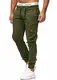 OneRedox Herren Chino Pants   Jeans   Skinny Fit   Modell 3301 Oliv 30