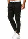 OneRedox Herren Chino Pants   Jeans   Skinny Fit   Modell 3301 Schwarz 32