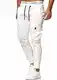 OneRedox Herren Chino Pants   Jeans   Skinny Fit   Modell 3301 Weiss 32