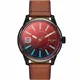 Diesel Herren Analog Quarz Uhr mit Leder Armband DZ1876