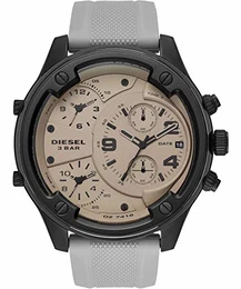Herren Chronograph Quarz Uhr mit Silikon Armband DZ7416