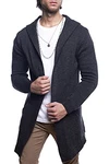 Carisma Herren Strickjacke mit Kapuze 7601 Anthra