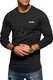 JACK & JONES Herren Langarmshirt Oversize Longshirt O-Neck (Medium, Tap Shoe)