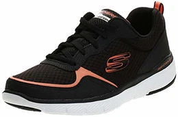 FLEX ADVANTAGE 3.0 Men’s Low-Top Trainers, Black (Black Orange Bkor), 9 UK (43 EU)