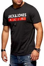 Herren T-Shirt Kurzarmshirt Top Print Shirt Casual Basic O-Neck (Medium, Tap Shoe)
