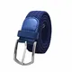 Irypulse Herren Damen elastischer Gürtel Geflochtener Mode Vielseitig Outdoor Leinwand Einfarbige Stretch gewebter Gurt gewebt Mehrzweck- Außen elastische Stretchgürtel mit Lederschnall Unisex
