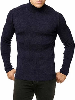 Red Bridge Herren Rollkragen Pullover Sweatshirt Strickpullover Navy Red Bridge Herren Rollkragen Pullover Sweatshirt Strickpullover Navy