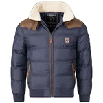 Geographical Norway Herren Steppjacke Amonai Abraham Winterjacke Anorak Navy