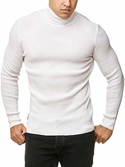 Red Bridge Herren Rollkragen Pullover Sweatshirt Strickpullover Weiß Red Bridge Herren Rollkragen Pullover Sweatshirt Strickpullover Weiß