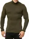 Red Bridge Herren Rollkragen Pullover Sweatshirt Strickpullover Khaki M