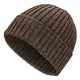 Weiche Damen & Herren Alpaka Mütze aus 100% Alpaka Wolle in 10 Farben - Hochwertige Winter Strickmütze/Beanie Wollmütze von HansaFarm, Braun - NFA06, Einheitsgröße
