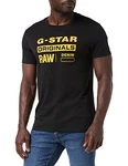 G-STAR RAW Graphic Slim T-Shirt Swando Schwarz