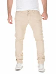 WOTEGA Herren Chinohose 140 Chino Slim fit Beige