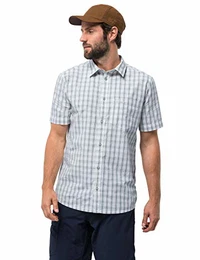 Herren Hemd Hot Springs, White Rush Checks, M, 1402332-7508003