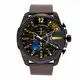 Diesel Herren Chronograph Quarz Uhr mit Leder Armband DZ4401