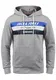 JACK & JONES Sacho Herren Kapuzenpullover Hoodie Pullover Mit Kapuze Und Print, Größe:M, Farbe:Light Grey Melange