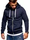 JACK & JONES Herren Sweatjacke Hoodie (Medium, Total Eclipse)