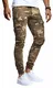 Leif Nelson Herren Hose Jeans Jeanshose Chino Cargo Chinohose Jogger Freizeithose Slim Fit LN9325; W32L30, Khaki
