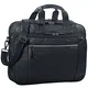STILORD 'Nelson' Businesstasche Herren Leder 15,6 Zoll Laptoptasche Groß Aktentasche Umhängetasche aus Vintage Rindsleder, Farbe:schwarz