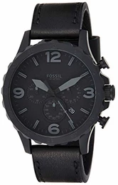 Herren Chronograph Quarz Uhr Leder