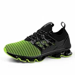 WateLves Herren Laufschuhe Fitness Straßenlaufschuhe Sneaker Sportschuhe Mode Freizeitschuhe Grün