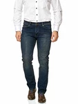 BARBONS Herren Jeans Regular-Fit Stretch Business Freizeit Hochwertige Jeans-Hose Navy