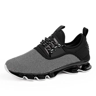 WateLves Herren Laufschuhe Fitness Straßenlaufschuhe Sneaker Sportschuhe Mode Freizeitschuhe Grau WateLves Herren Laufschuhe Fitness Straßenlaufschuhe Sneaker Sportschuhe Mode Freizeitschuhe Grau