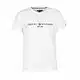 Tommy Hilfiger Herren Tommy Flag Hilfiger Tee Sporttop Regular Fit Sporttop,  Weiß (Snow White 118),  Medium ( Herstellergröße:M)