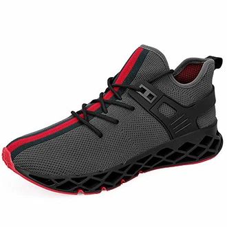 WateLves Herren Laufschuhe Fitness Straßenlaufschuhe Sneaker Sportschuhe Mode Freizeitschuhe Grau WateLves Herren Laufschuhe Fitness Straßenlaufschuhe Sneaker Sportschuhe Mode Freizeitschuhe Grau