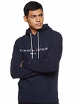 Tommy Hilfiger Herren Tommy Logo Hoody Sweatshirt dunkelblau / rot / wei