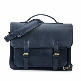 ECOSUSI Aktentasche Herren Laptoptasche 14 Zoll Messenger Bag Herren Umhängetasche Blau